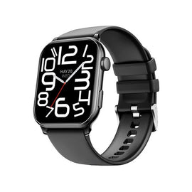 Square Full-Touch Smart Watch, All-Day Health & Fitness Tracker with Notifications for Android & iOS