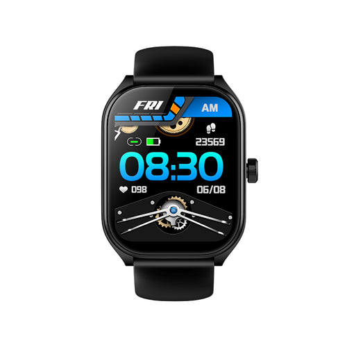 Square HD Full-Touch Smart Watch, All-Day Health & Fitness Tracker with Smart Notifications