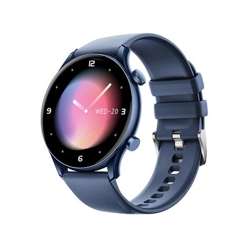 Round Smart Watch with Heart Rate Monitor, Full-Touch Fitness Tracker for Android & iOS Phones