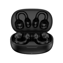 Load image into Gallery viewer, Clip-On Open-Ear Bluetooth Earbuds with Interchangeable Earhooks, Wireless Sport Headphones with Charging Case