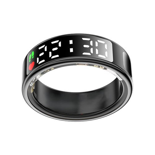 Smart Ring, 24/7 Health & Sleep Tracker with LED Display