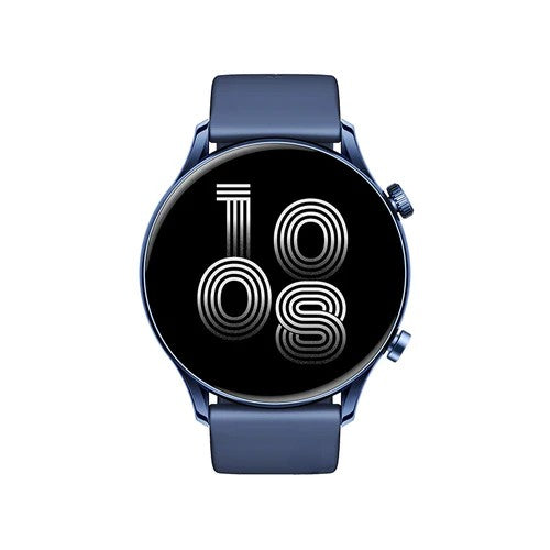 Round Smart Watch with Heart Rate Monitor, Full-Touch Fitness Tracker for Android & iOS Phones